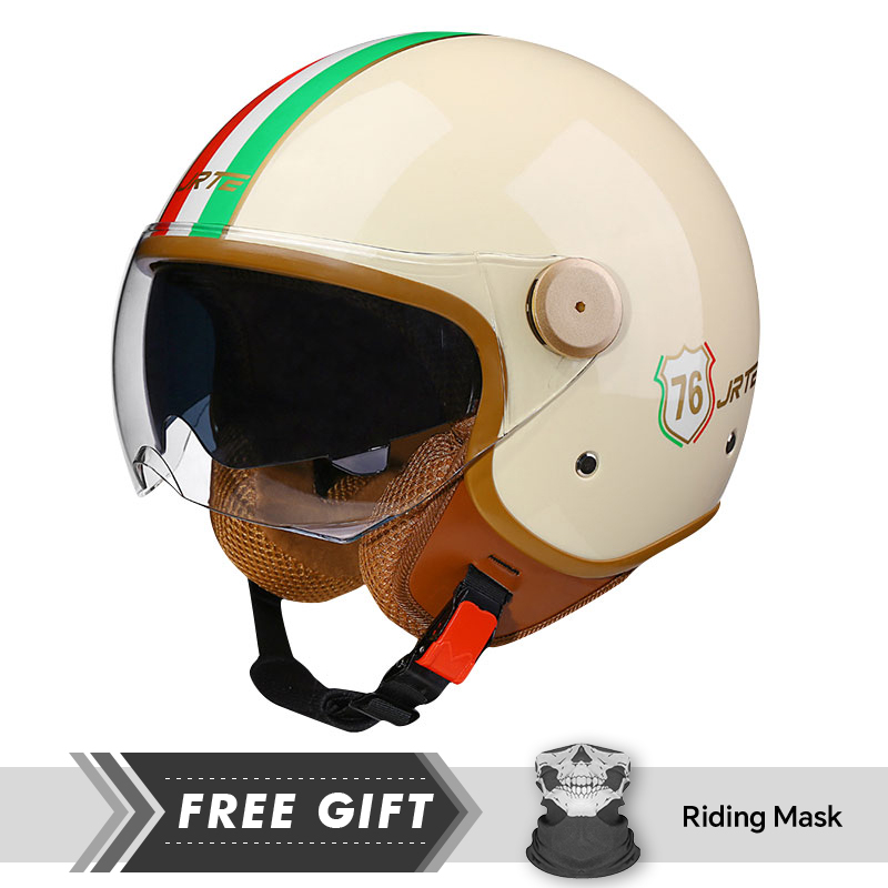 Motorcycle Gear Store - Adult Men Women Retro 3/4 Open