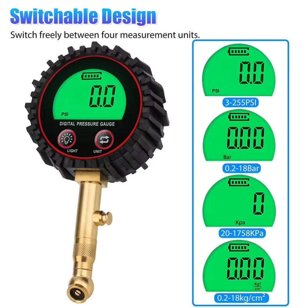 3-255PSI Digital Tire Pressure - Tyre Pressure Gauge ulasan dan harga
