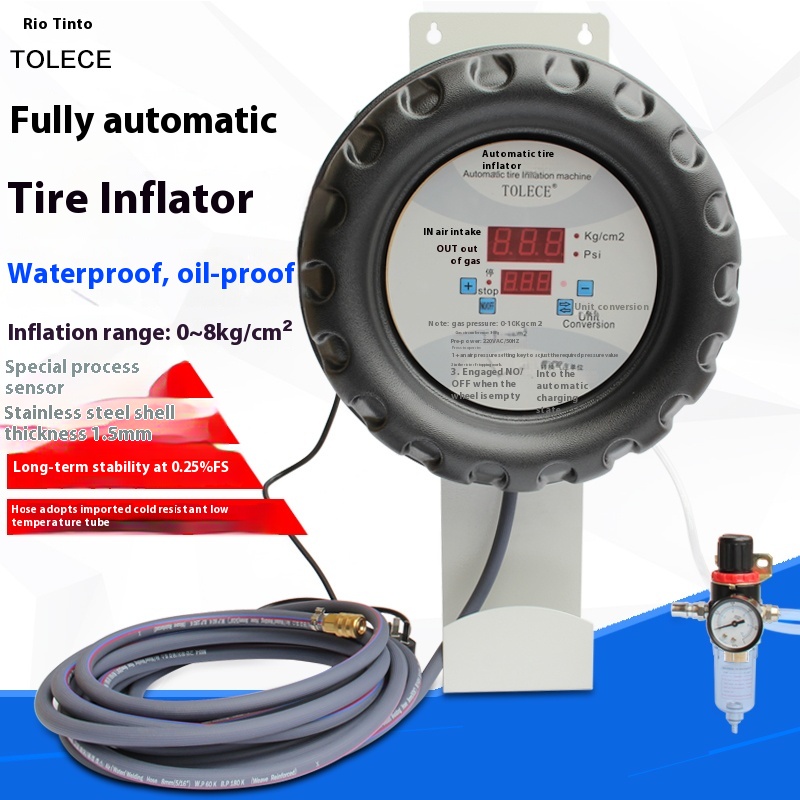 Fully Automatic Car Tire Infla - Tyre Pressure Gauge ulasan dan harga