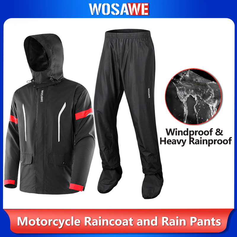 WOSAWE Men's Motorcycle Rain S - Motorcycle Gear Full Suit ulasan dan harga