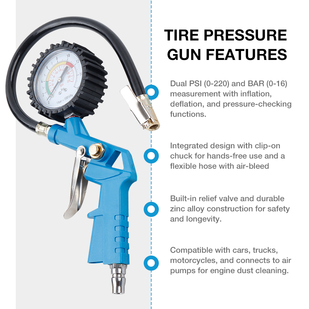 EU/JP Interface Tire Pressure  - Tyre Pressure Gauge ulasan dan harga