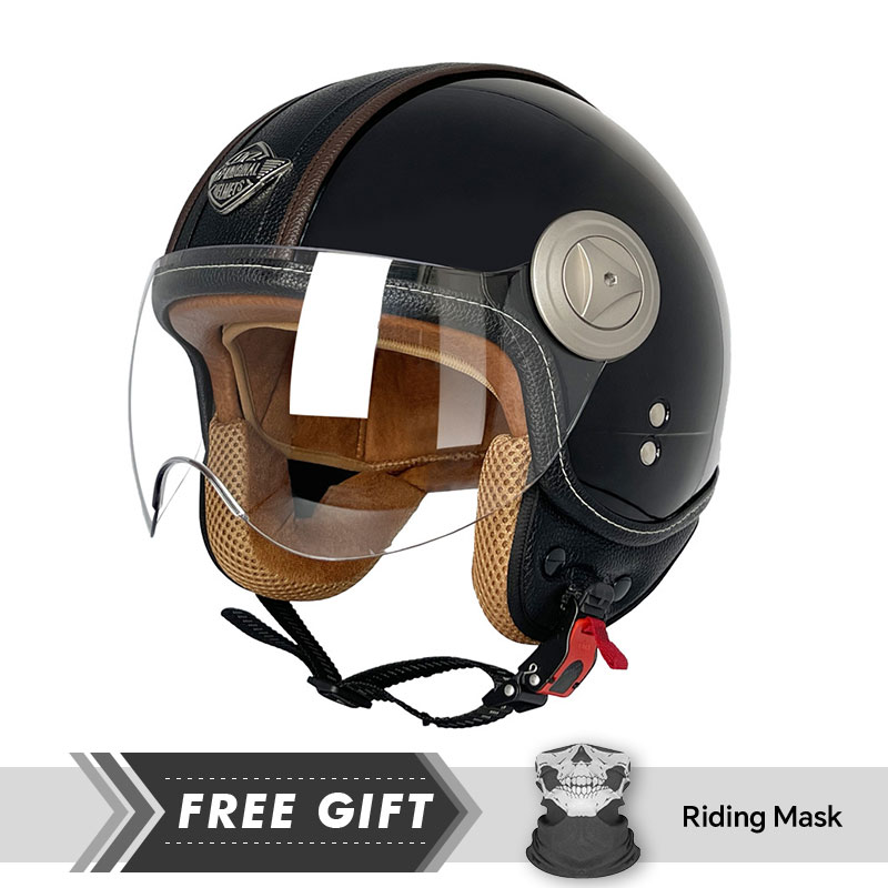 Open Face Helmet Motorcycle He - Motorcycle Gear Store ulasan dan harga
