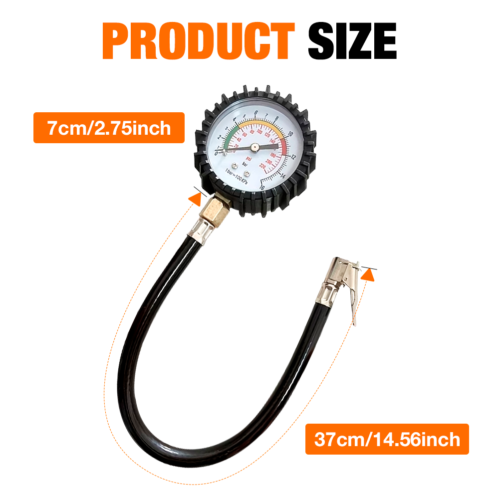 220PSI Car Tyre Air Pressure T - Tyre Pressure Gauge ulasan dan harga