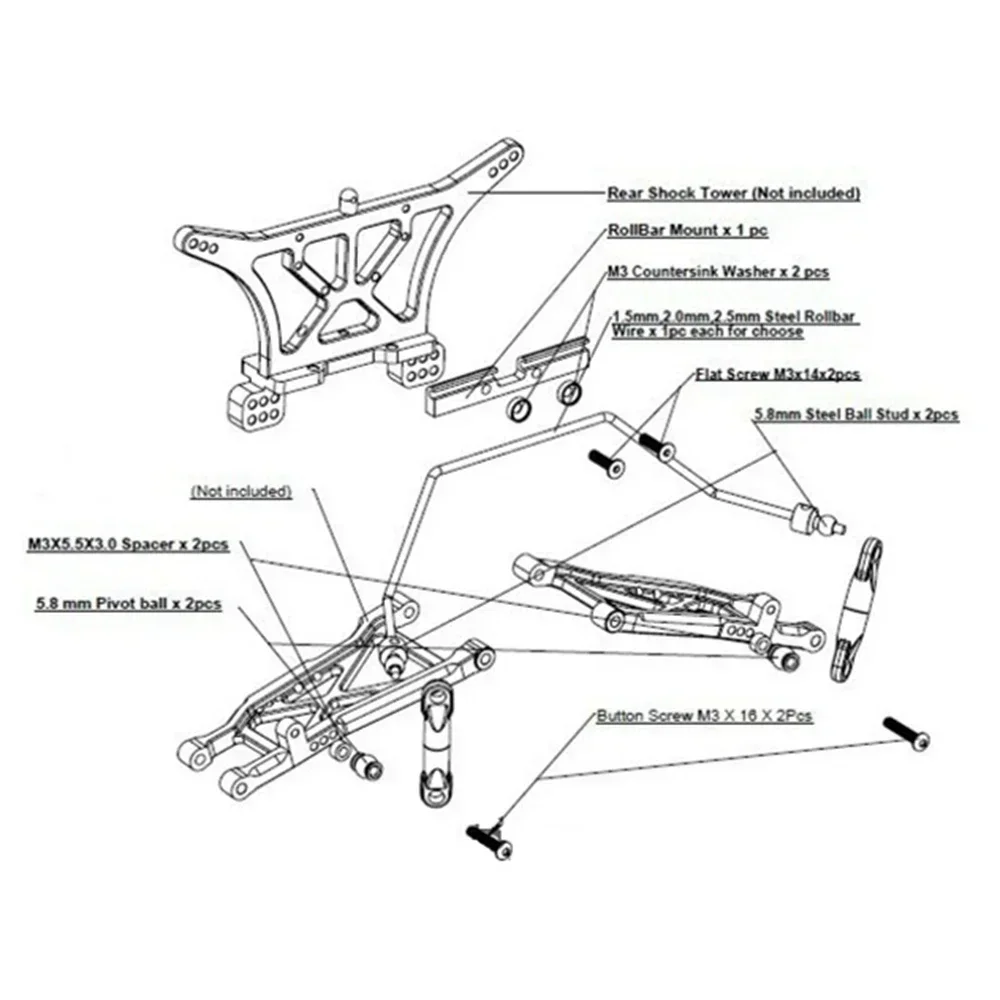 Front and Rear Wide Sway Bar A - Motorcycle Gear Near Me ulasan dan harga