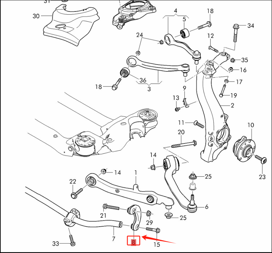 Front Upper Lower Sway Bar Lin - Motorcycle Gear Near Me ulasan dan harga