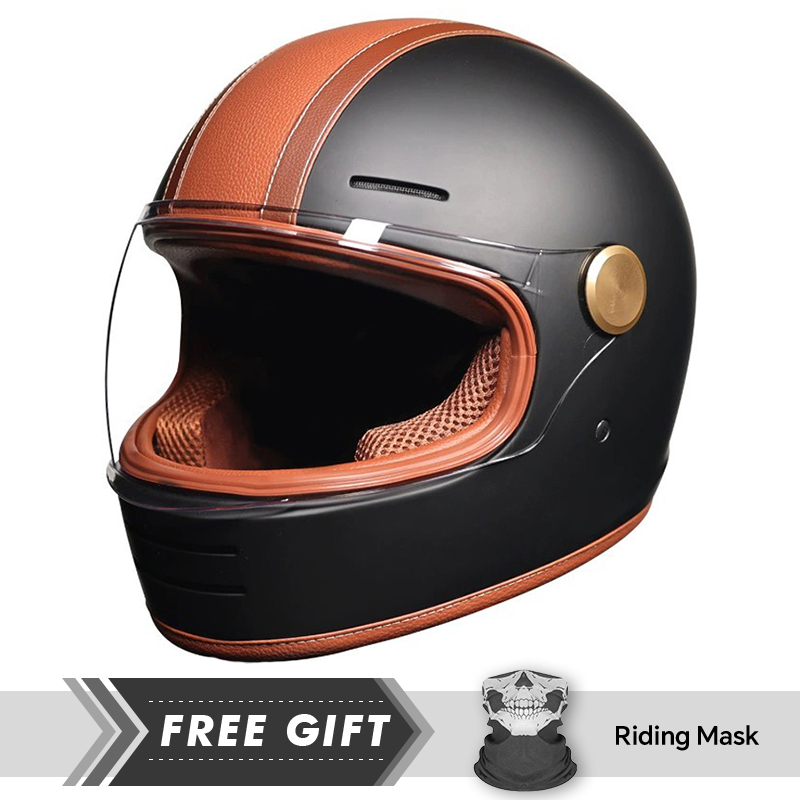 Vintage Full Face Motorcycle H - Motorcycle Gear Store ulasan dan harga