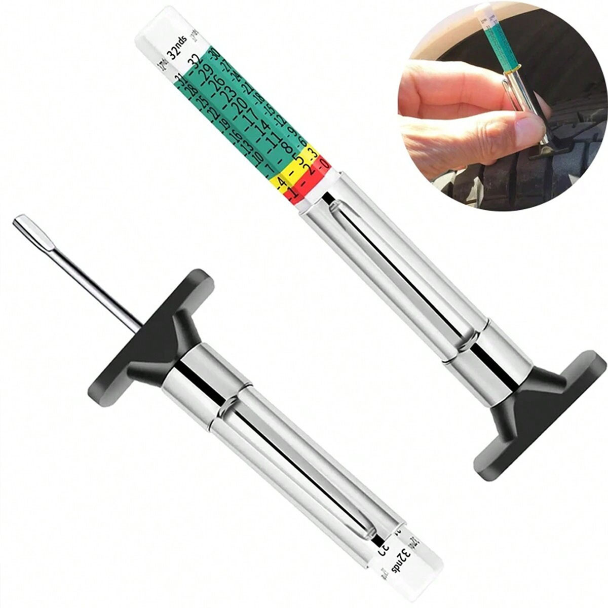 1 automobile tire tread depth  - Tyre Pressure Gauge ulasan dan harga