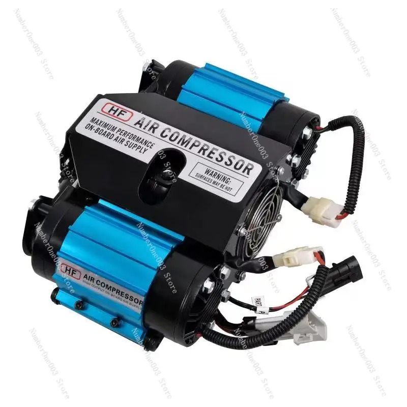 Double Cylinder Air Pump HF Pu - Tyre Pressure Gauge ulasan dan harga