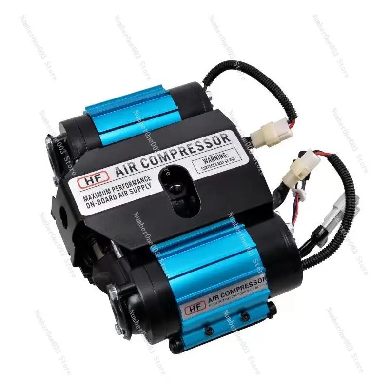 Double Cylinder Air Pump HF Pu - Tyre Pressure Gauge ulasan dan harga